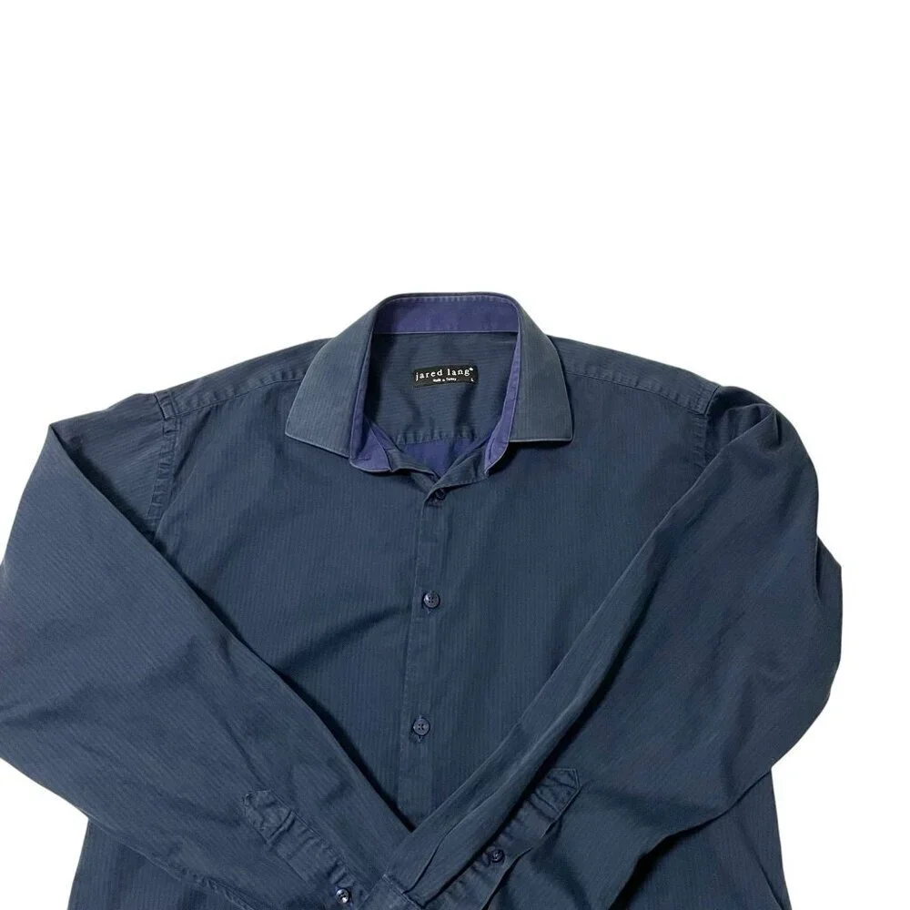 JARED LANG Reseller Lot Bundle 3 Long Sleeve Button Down Shirt size Large